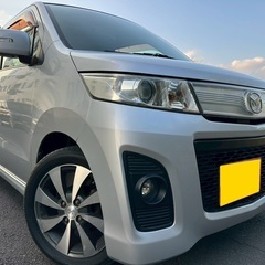 低走行9万キロ台☆特別仕様車☆月々9千円〜分割払い可‼️ 車検2年付き！【名義変更代込み】☆マツダ AZワゴン☆Bluetoothナビ付き☆走行中DVD見れます☆プッシュスタート☆ドライブレコーダー付きのフル装備☆純正アルミ☆そのまま乗って帰れます！の画像