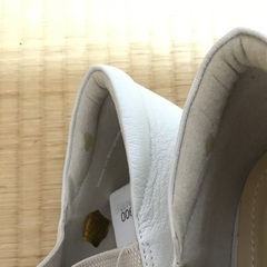 LLサイズ 白 新品 未使用 本革の画像