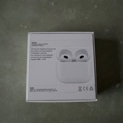 【美品/箱あり】AirPods 第3世代 (2023年3月購入)の画像