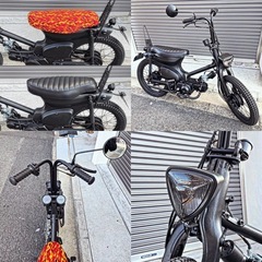 ホンダ スーパーカブ 50cc 3速キック マットブラック 福岡 全国発送の画像