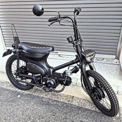 ホンダ スーパーカブ 50cc 3速キック マットブラック 福岡 全国発送の画像