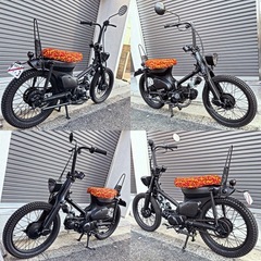 ホンダ スーパーカブ 50cc 3速キック マットブラック 福岡 全国発送の画像