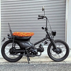 ホンダ スーパーカブ 50cc 3速キック マットブラック 福岡 全国発送の画像