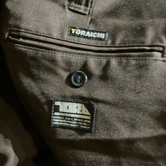 作業ズボン寅一ロングニッカ茶色の画像