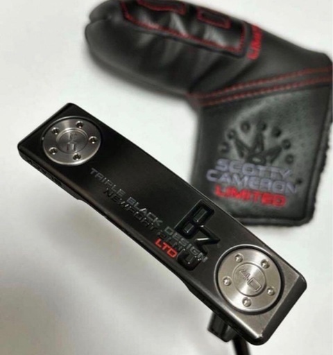 タイトリスト スコッティキャメロン　トリプルブラック　B3 ニューポート2ロングネック　33インチ　限定パター