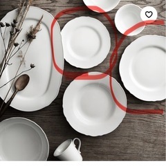 IKEA平皿22cm×2、28cm×1の画像