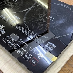 激安!! 2口タイプ YAMAZEN 2019年 YEH-1456 IHクッキングヒーター 電磁調理器 の画像