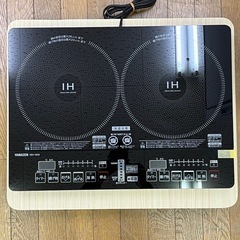激安!! 2口タイプ YAMAZEN 2019年 YEH-1456 IHクッキングヒーター 電磁調理器 の画像