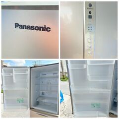 【❗️✨ファミリー向け✨❗️】パナソニック 冷蔵庫 365L 3ドア  ✨野菜室・冷凍ゆったり❗️✨簡易清掃・動作確認済み❗️の画像
