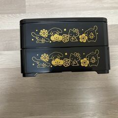 【新品未使用】 サンリオ 重箱 2段 キティちゃん 【箱付き】の画像