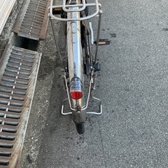 738  パナソニック最新機種電動アシスト自転車viviDX26インチグレー系ボディーの画像