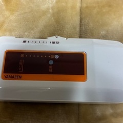 山善シングルサイズ電気敷パッドの画像