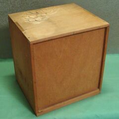 収納棚　未塗装　天然木　引出し３段　DIY　W350　D]300　H380の画像