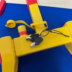 【決まりました】ハンドルロック　タイヤロックの画像
