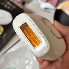 「決まりました」ツルードの脱毛器の画像