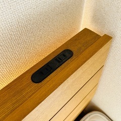 【良品】中古セミダブルベッドの画像