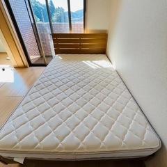 【良品】中古セミダブルベッドの画像