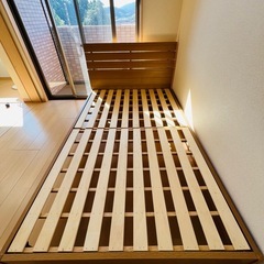 【良品】中古セミダブルベッドの画像