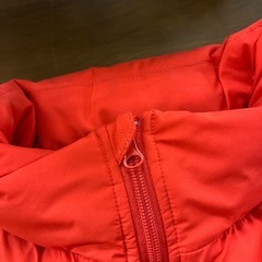 M2511-365 GU スタンドカラー ブルゾン Sサイズ レッド 中古美品 の画像