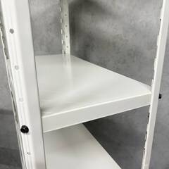 🔷🔶🔷ww3/24 OKAMURA オカムラ スチールラック 中量ラック ボルトレス 5段 軽量棚 白 ホワイト W60.5×D30×H175.5cm ★直接引取歓迎◎🔷🔶🔷の画像