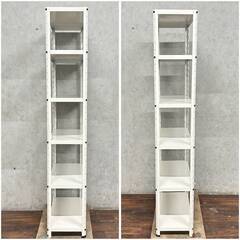 🔷🔶🔷ww3/24 OKAMURA オカムラ スチールラック 中量ラック ボルトレス 5段 軽量棚 白 ホワイト W60.5×D30×H175.5cm ★直接引取歓迎◎🔷🔶🔷の画像