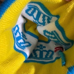 ベビードール　ニット帽　S（44cm-50cm）　青の画像