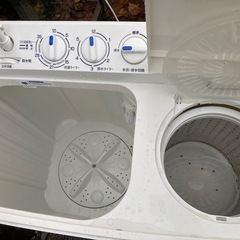 綺麗ですよ　ヤマダ　5.5kg 二槽式洗濯機　21年製の画像