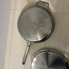 ステンレスフライパンの画像