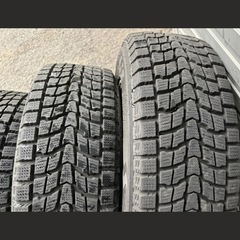 バリ山　215/65R16 5穴 16インチマルチホイール　 ダンロップ　スタッドレスタイヤ付 の画像