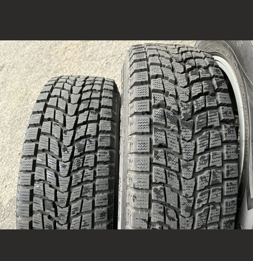 バリ山　215/65R16 5穴 16インチマルチホイール　 ダンロップ　スタッドレスタイヤ付 