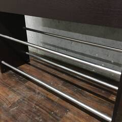 🔷🔶🔷ww2/95 木製 本棚 マガジンラック W87×D26×H80cm 子供部屋 インテリア 棚 ラック 収納 収納用品 ★直接引取限定◎🔷🔶🔷の画像