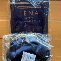 パール付きポーチの画像