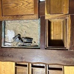 アンティーク　火鉢テーブルの画像