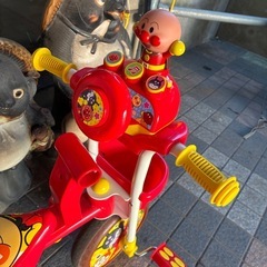 アンパンマン おでかけ三輪車 おしゃべりアンパンマン 三輪車  1.5歳〜クリスマスプレゼントに の画像