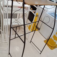 リユースのサカイ栃木店★ジモティ割あり★  ラック ベージュ×ブラック W74×D48.5×H189 クリーニング済み TC11679の画像