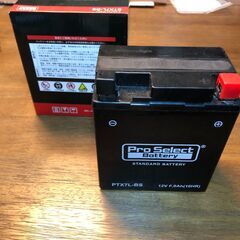 バイクバッテリー　PTX7L-BS (YTX7L-BS 互換)　中古保管品ですの画像