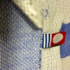 羽根肌掛け布団他　ブルーの画像