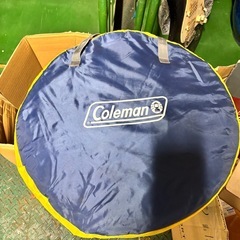 Colemanキャンプセット　サンシェード　キャンプ椅子の画像