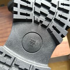 新品 22.5cm レディース ブーツ ブラック 厚底 シューズ サイドゴア 識別番号:【B137-S】の画像