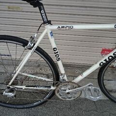 ❮ジャンク品❯GIOS[ジオス]AMPIO(アンピオ)フラットロード クロモリ/ホワイトの画像