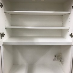 ジャングルジャングル貝塚店　食器棚　2枚扉　スリム　シンプルデザイン　貝塚市　二色浜　リサイクルショップの画像