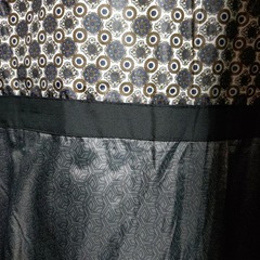 【超美品】オシャレなダウンジャケット　幾何学模様の画像