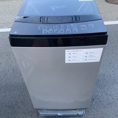 【受付終了】【23区近隣配送設置無料 】  N685 ニトリ 2022年製 6.0kg 全自動洗濯機 ブラック&グレー  の画像