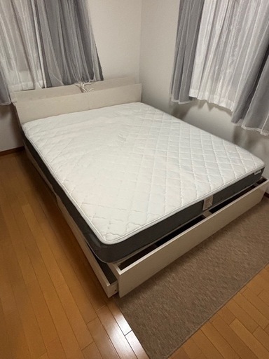 決定 macoco様組み立てベッド クイーンサイズ 値下げ交渉〇