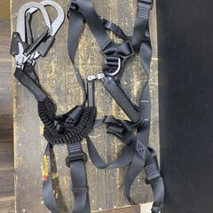 【久留米】【引き取り限定】【中古品】Tajima タジマ フルハーネス ダブルランヤード 墜落制止用器具 Mサイズ 使用可能質量:100kg 製造年月:2024年6月の画像