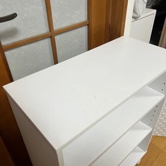 押入れ収納ワゴン　キャスター　本棚の画像