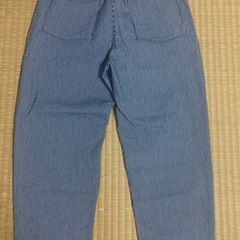 UNIQLO　細ストライプ・イージーパンツの画像