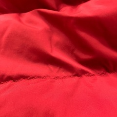 M2511-367 GU 中綿ブルゾン Mサイズ レッド 汚れ有りの画像