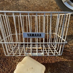 ヤマハ純正フロントバスケット　パッソル　旧車　前カゴ　当時物の画像