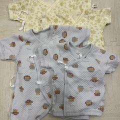新生児用肌着（コンビ肌着＋短肌着）３セット★オマケあり★ユニクロ＋西松屋の画像